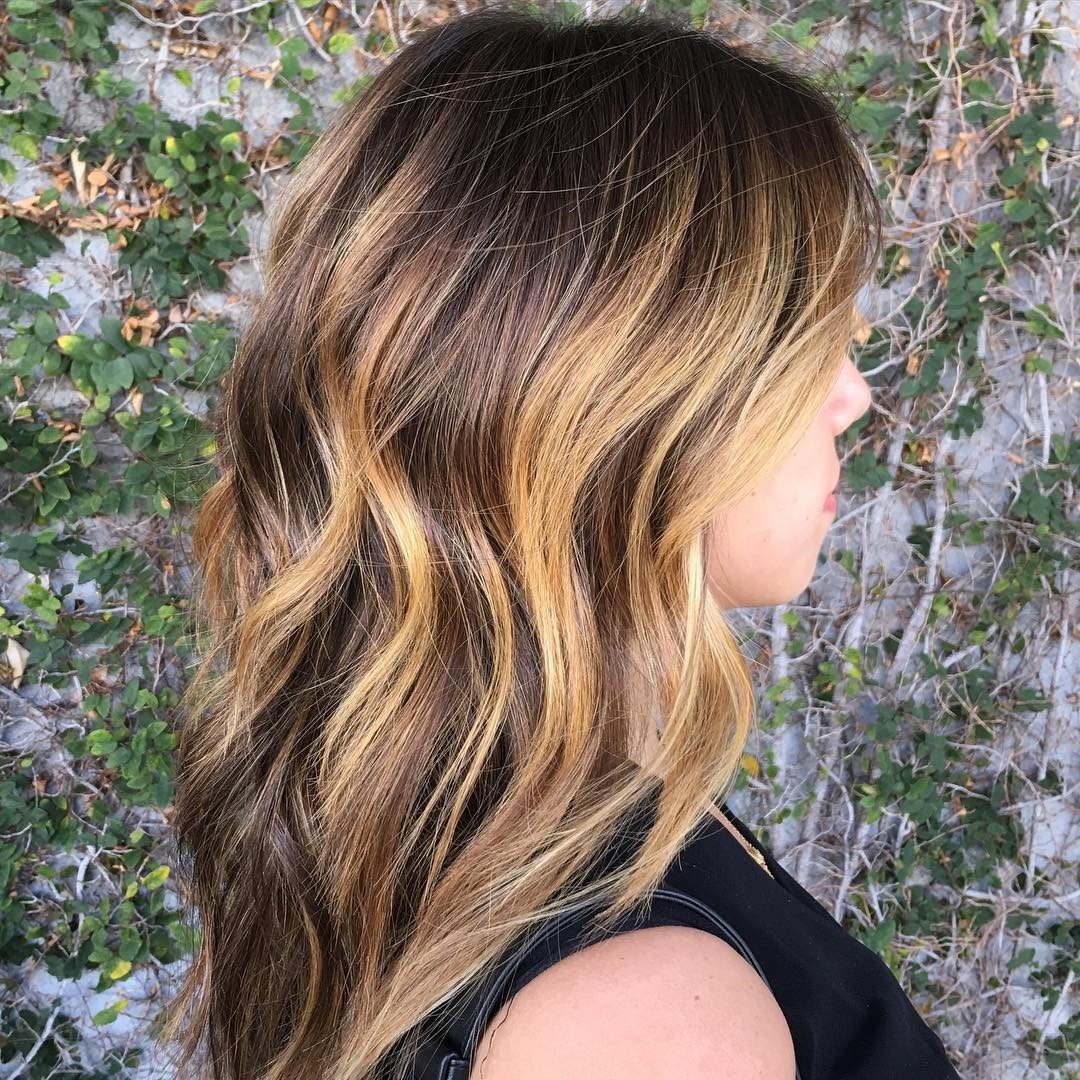 Golden Brown Balayage